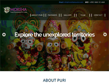 Tablet Screenshot of jagannathpuritourism.com